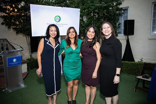 CHIOC leadership and community partners CHIOC is grateful for the leadership and partnership of those who help strengthen health access across Orange County. Pictured from left are Natalia Rubalcava, Anaheim City Council Member; Pamela Tahim Thakur, CHIOC Board Member; Georgina Maldonado, CHIOC Executive Director; and Alicia Berhow, CHIOC Board Member.