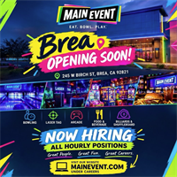 Main Event Entertainment - Brea (Opening Soon)