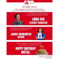 Museum of Teaching and Learning Upcoming Events