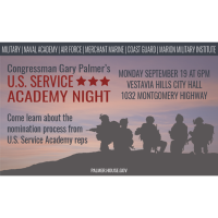 Congressman Gary Palmer's U.S. Service Academy Night