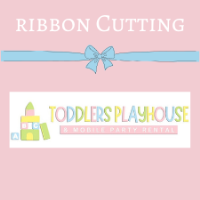 Toddlers Playhouse and Mobile Party Rental Ribbon Cutting