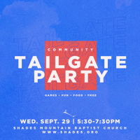 Shades Mountain Baptist Church Community Tailgate Party