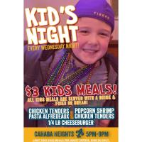 Kid's Night at Cajun Steamer