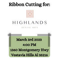 Highlands Dental Arts Ribbon Cutting 