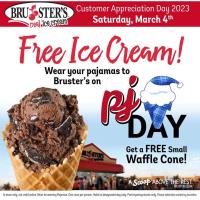 Bruster's Real Ice Cream-PJ Day