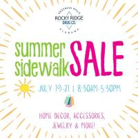 Rocky Ridge Drug Co.: Summer Sidewalk Sale