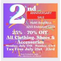 HaMi Boutique-2nd Anniversary Sale