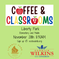 Coffee and Classrooms at Liberty Park Elementary and Middle School