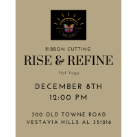 Rise & Refine Hot Yoga Ribbon Cutting