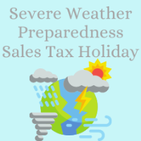 Severe Weather Preparedness Sales Tax Holiday