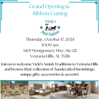 Vicki's Amish Traditions Grand Opening & Ribbon Cutting