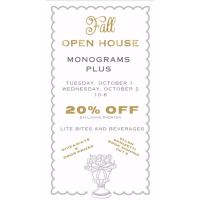 Monograms Plus Fall Open House