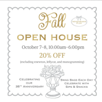 Monograms Plus Fall Open House
