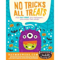 Baumhower's: Kids Eat Free on Halloween