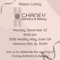 Ribbon Cutting: Chaney Esthetics & Beauty