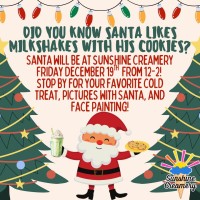 Sunshine Creamery: Santa Visit