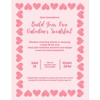 Dear Emmaline-Valentine Sweatshirt Workshop