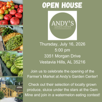 Open House: Andy's Creekside Nursery Farmer's Market
