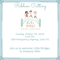 Ribbon Cutting: Little Bridges