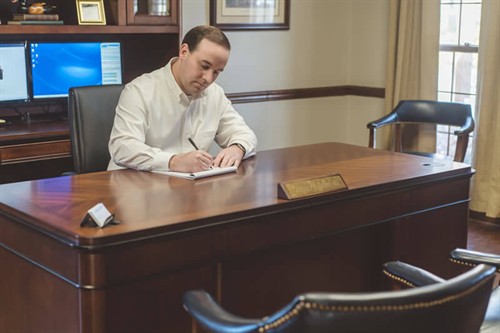 Attorney at work