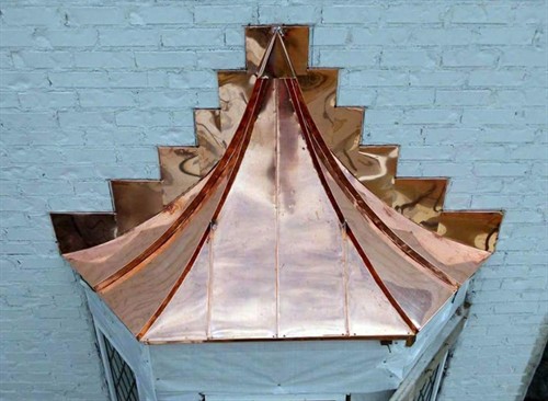 Copper Roofing Accent