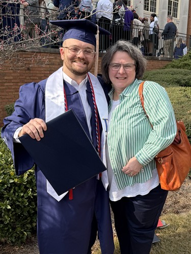 My 1st paying client & FOF's 1st College Graduate!