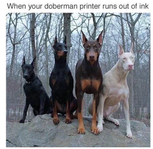 A sign you are running out of ink!
