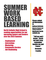 Seeking Summer Internships for HS Students