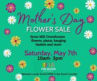 Mother's Day Flower Sale This Saturday at The Block Northway