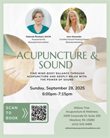Acupuncture & Sound Event: 9/28/2025