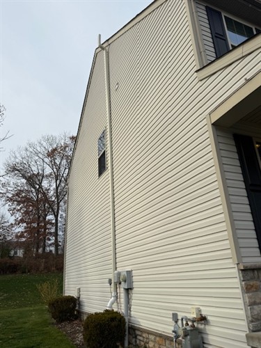 High-performance sub-slab depressurization system completed recently for a family home in Ohio Township.