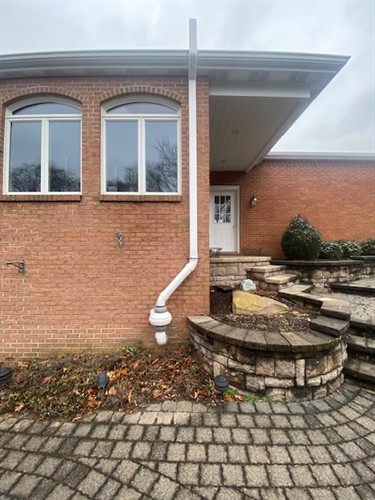 Reliable radon reduction system featuring a high-durability fan for a residence in Marshall Township.