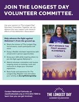 Volunteer Opportunity - Expand Reach for the Alzheimer's Association's The Longest Day Event