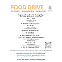 Lighthouse Foundation Food Drive