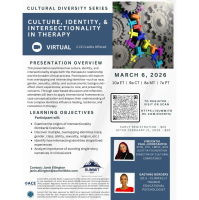 Culture, Identity, and Intersectionality in Therapy - 2 Virtual CEs