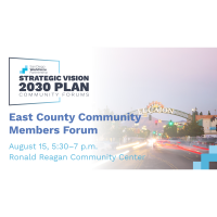 Community Stakeholder Forum – East County