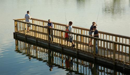 Fishing at the Lakes