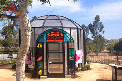 Our beautiful Butterfly Pavilion is a great place to learn about butterflies and their importance in your garden.