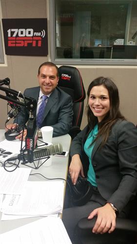 Ronson J. Shamoun and Paula Brunoro were recently interviewed on ESPN Radio on AM 1700.They discussed current events related to tax and gave tax tips.
