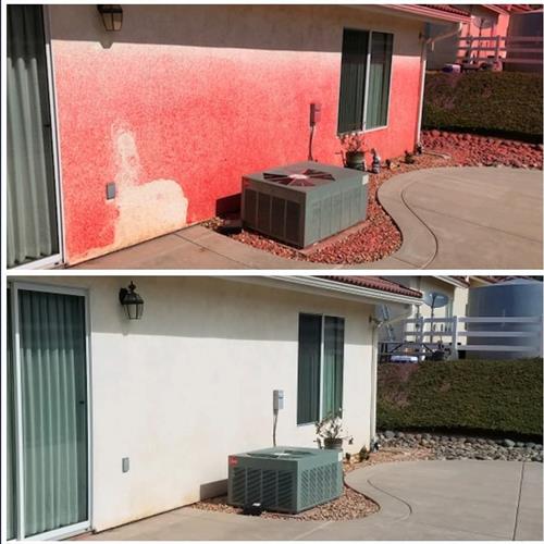Fire retardant clean up Fire retardant clean up