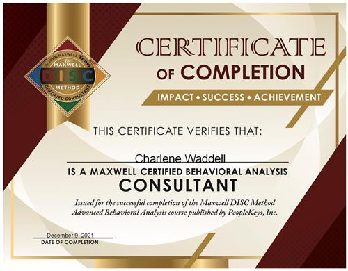 DISC Consultant Certification
