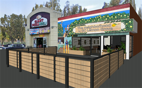 Rendering of the front of our facility