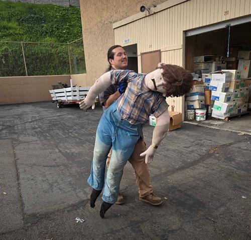 While we've seen just about everything while doing junk removal, we've never run into a life sized human doll. That was new. 