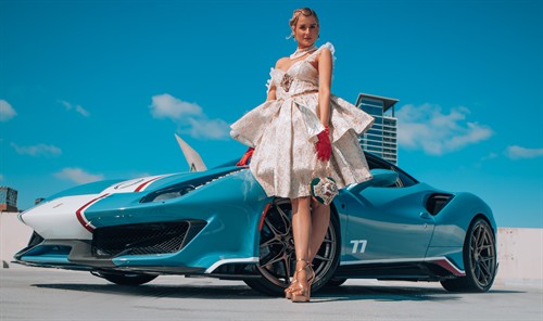 Ferrari Couture photoshoot