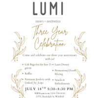 Lumi Lasers + Aesthetics Three Year Celebration
