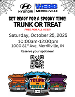 Webb Hyundia Merrillville Trunk or Treat Event