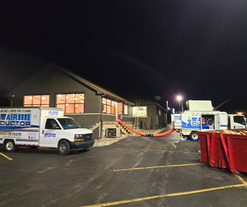 Overnight Air Duct Cleaning Project