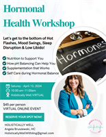 Hormonal Health Virtual Workshop