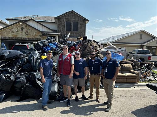 AJ and Lowe's Team 