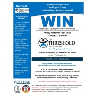 2026 WIN Breakfast - October - West Bend The Threshold